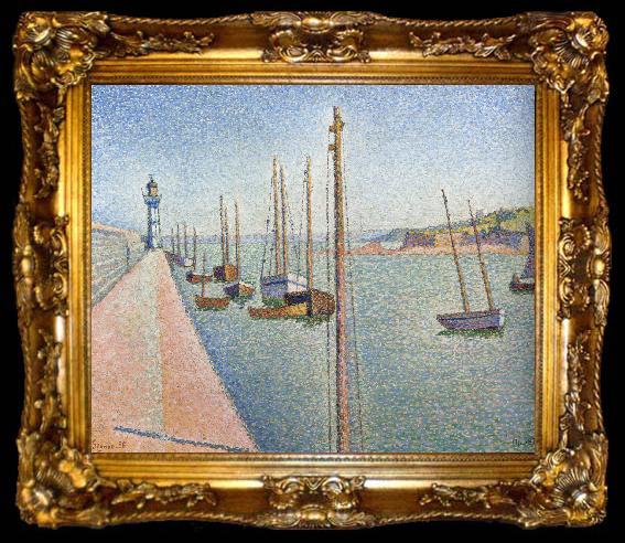 framed  Paul Signac masts portrieux opus, ta009-2
